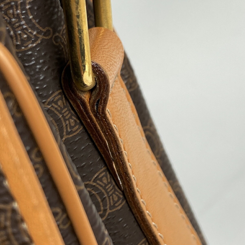 Celine Macadam Pattern Canvas Diagonal Shoulder B… - image 3